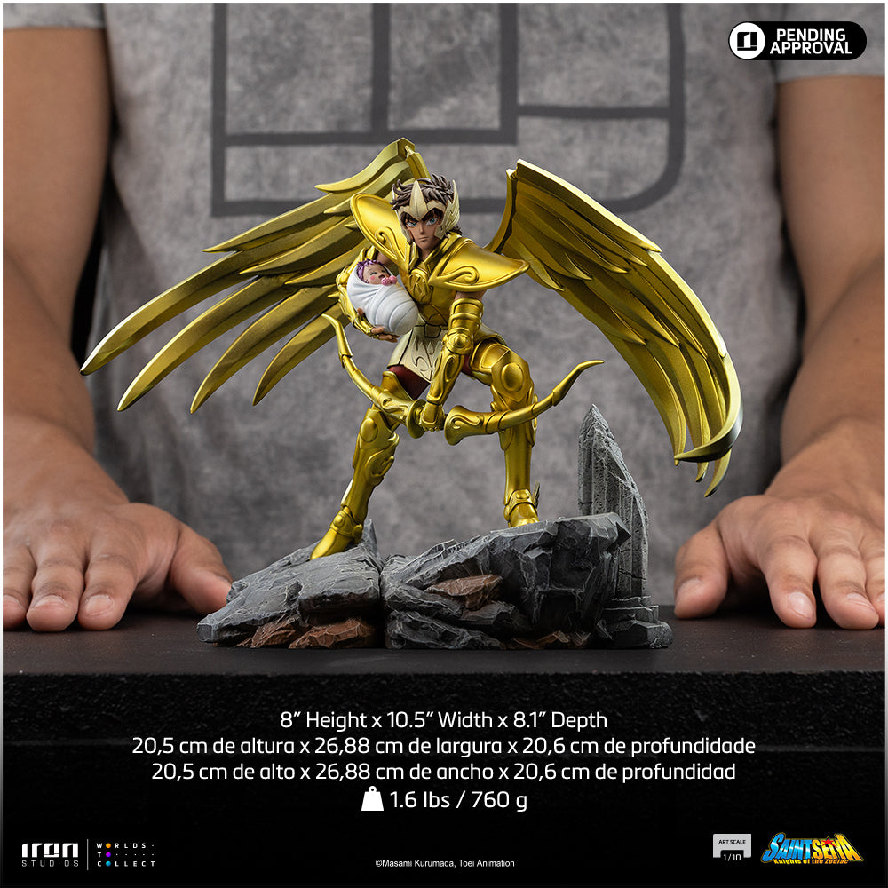 Estátua Sagittarius Aiolos - Saint Seiya - Art Scale 1/10 - Iron Studios