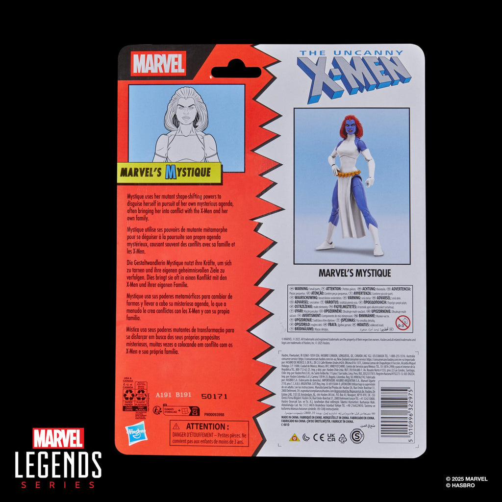 Figura Mystique - X-men  -Marvel Legends - Hasbro