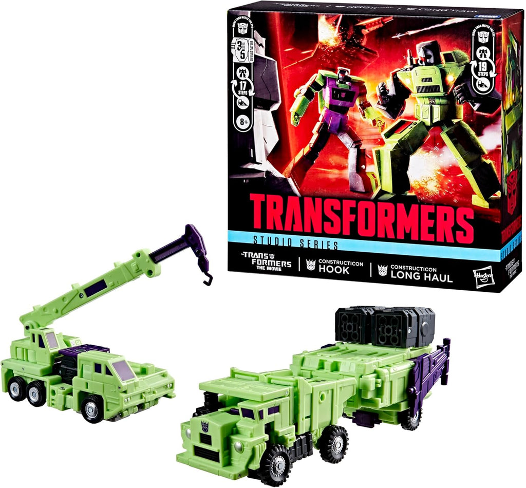 Figura Long Haul and Construction Hook - Transformers Series Construction - Hasbro