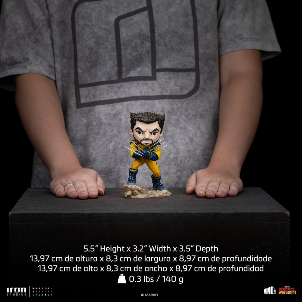 Estátua Wolverine (Unmasked) - MiniCo - Iron Studios