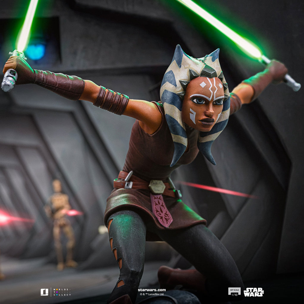 Estátua Ahsoka Tano - Star Wars: Clone Wars - Art Scale 1/10 - Iron Studios