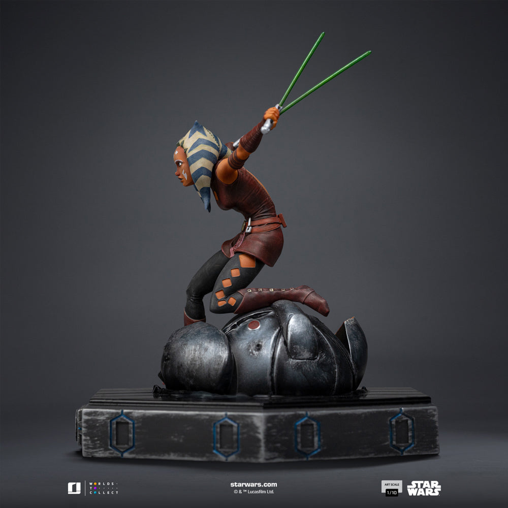 Estátua Ahsoka Tano - Star Wars: Clone Wars - Art Scale 1/10 - Iron Studios