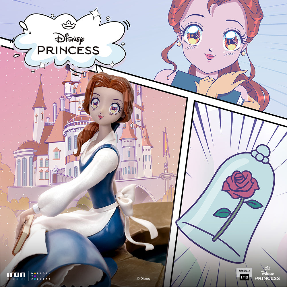 Estátua Belle - Disney's Princess - Iron Studios
