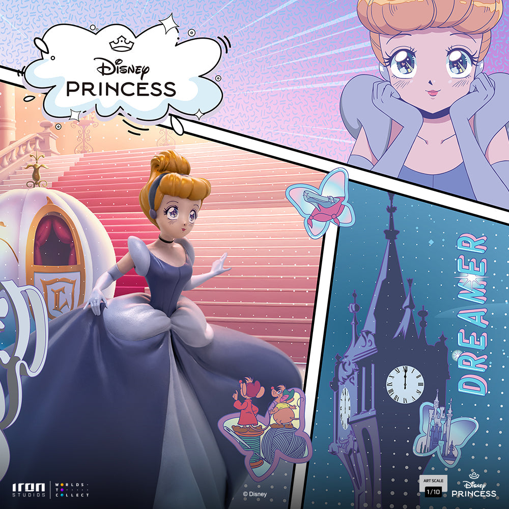 Estátua Cinderella - Disney's Princess - Iron Studios