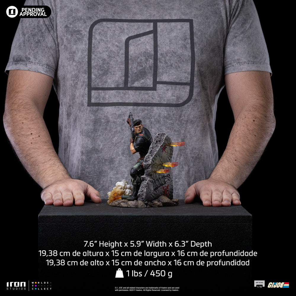 Estátua Flint - G.I Joe - Art Scale 1/10 - Iron Studios – Iron