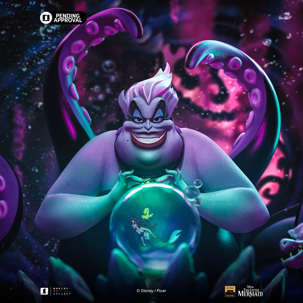 Voucher Pré Venda - Estátua  Ursula Deluxe - Disney's Villains - Art Scale 1/10 - Iron Studios