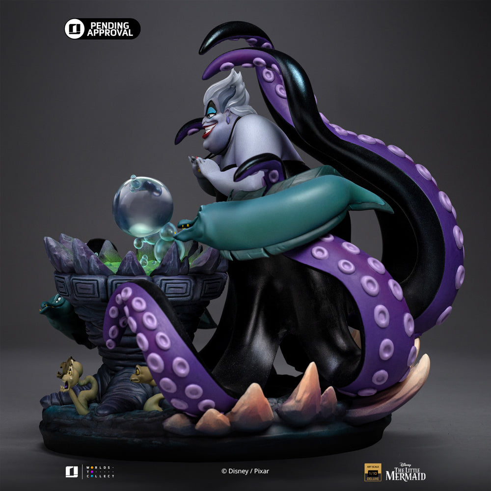 Voucher Pré Venda - Estátua  Ursula Deluxe - Disney's Villains - Art Scale 1/10 - Iron Studios