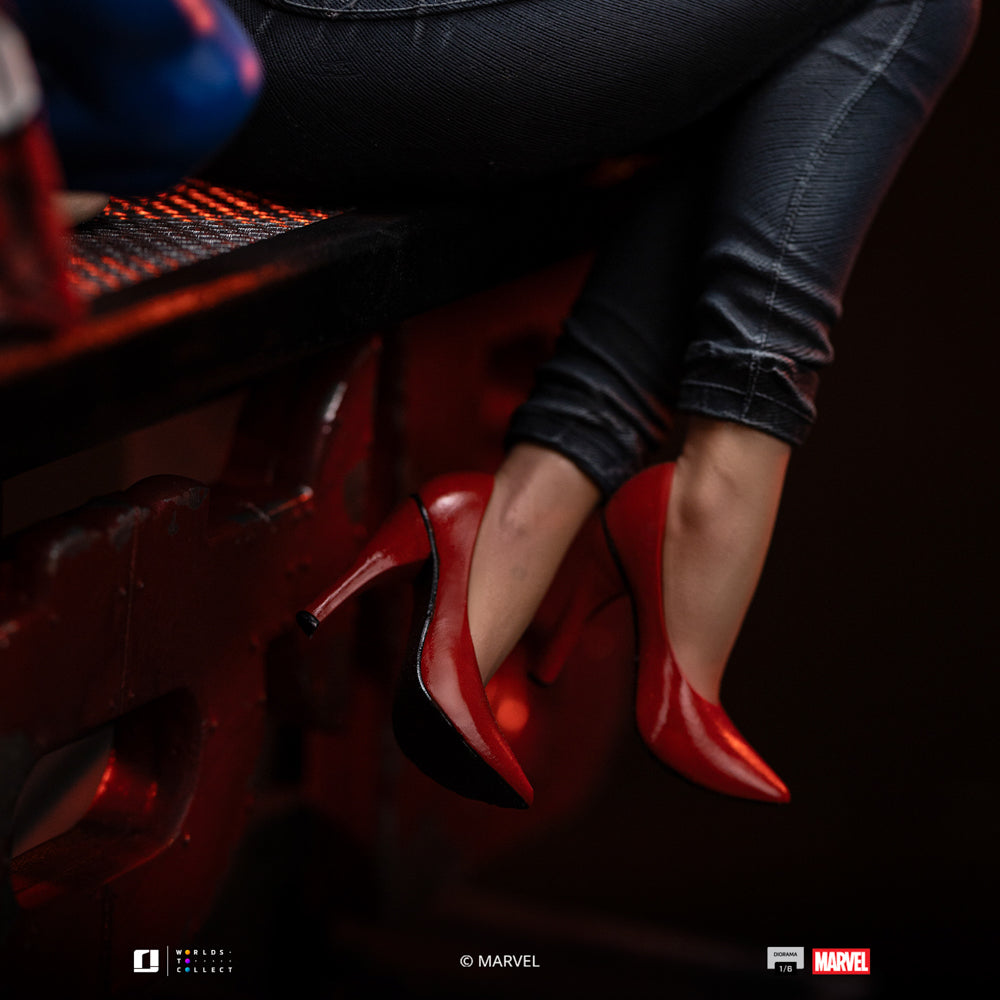 Estátua Spider-Man and Mary Jane - Marvel Comics - Diorama 1/6 - Iron Studios