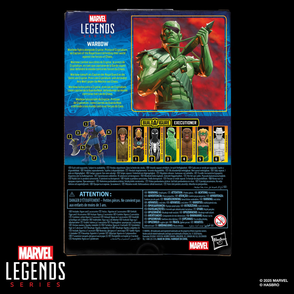 Figura Warbow - Marvel Legends Series - Hasbro