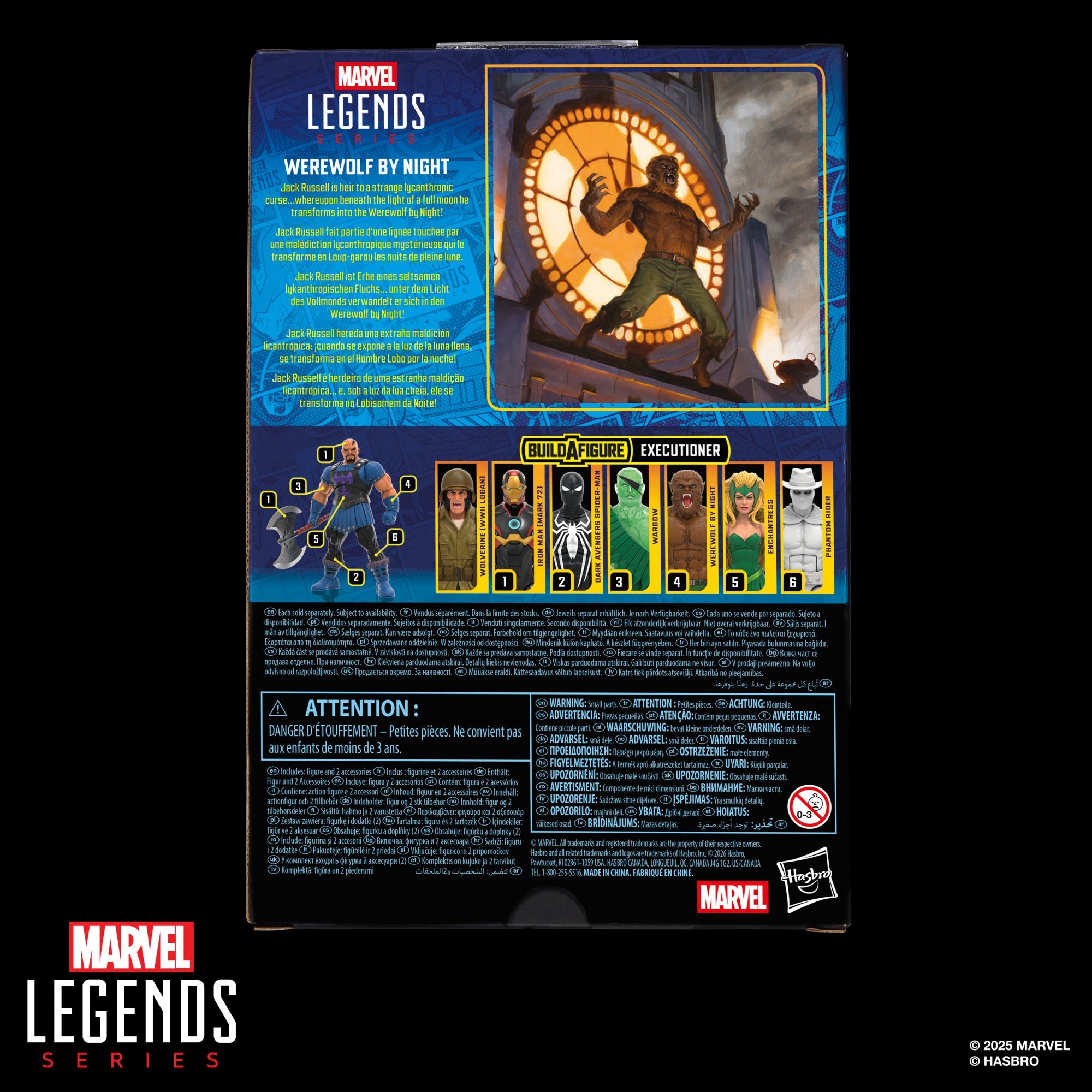 Figura Werewolf by Night - Marvel Legends Series - Hasbro – Iron