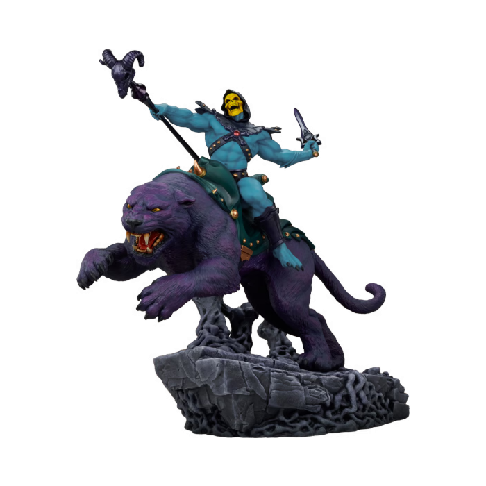 Figura Skeletor & Panthor - Masters of the Universe - Premium Statue - Darkside