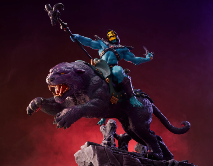 Figura Skeletor & Panthor - Masters of the Universe - Premium Statue - Darkside