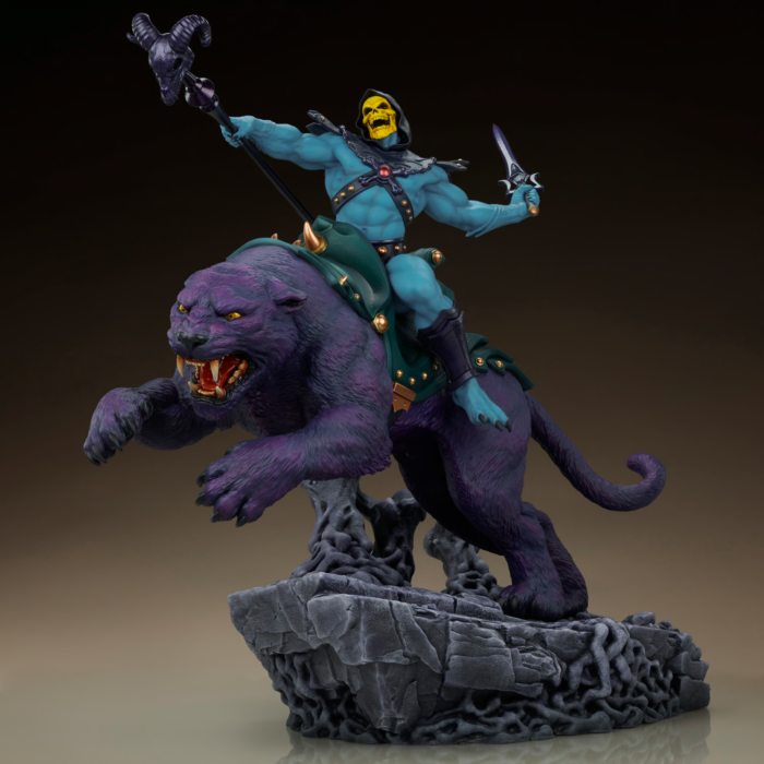 Figura Skeletor & Panthor - Masters of the Universe - Premium Statue - Darkside