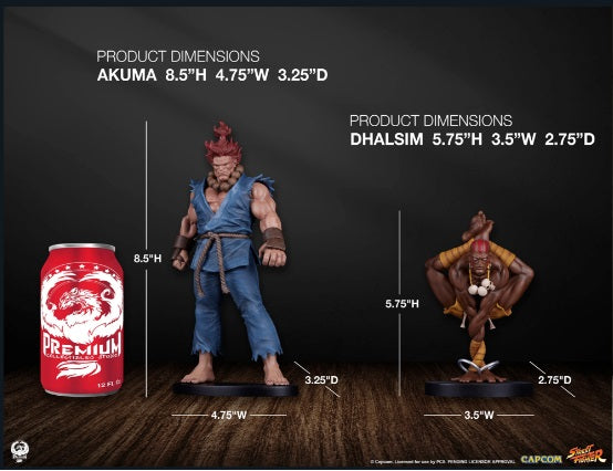 Figura Akuma & Dhalsim – Street Fighter – 1/10 Scale Collectible Set – PCS
