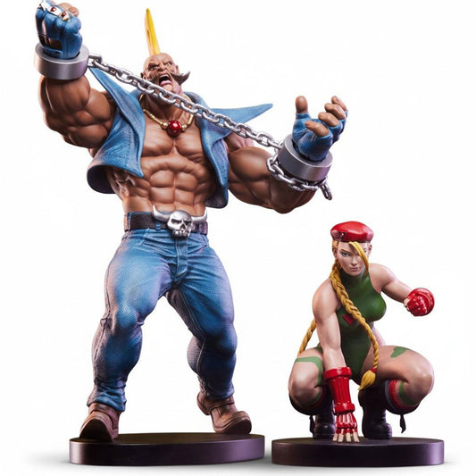 Estátua Cammy & Birdie – Street Fighter – 1/10 Scale Collectible Set – PCS