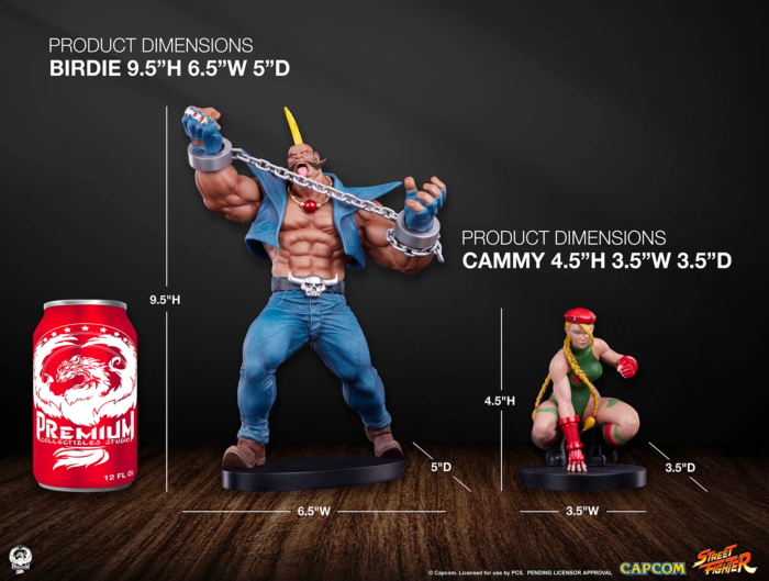 Estátua Cammy & Birdie – Street Fighter – 1/10 Scale Collectible Set – PCS
