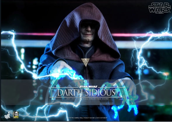 Figura Darth Sidious - Star Wars: The Clone Wars - Sixth Scale - Hot Toys