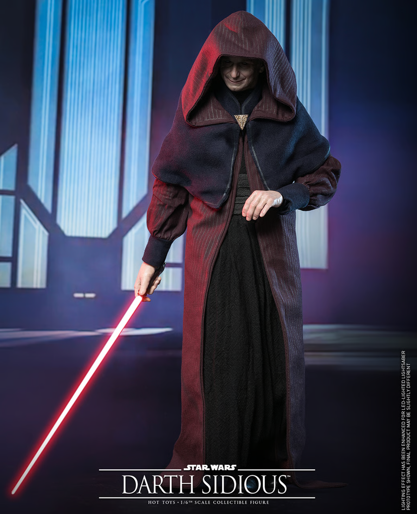 Figura Darth Sidious - Star Wars: The Clone Wars - Sixth Scale - Hot Toys