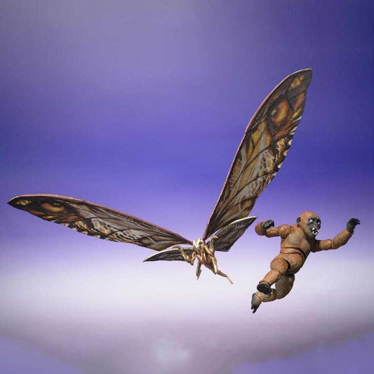 Figura Suko & Mothra [2024] & Option Parts Set From Godzilla x Kong: The New Empire - S.H.Monsterarts - Bandai