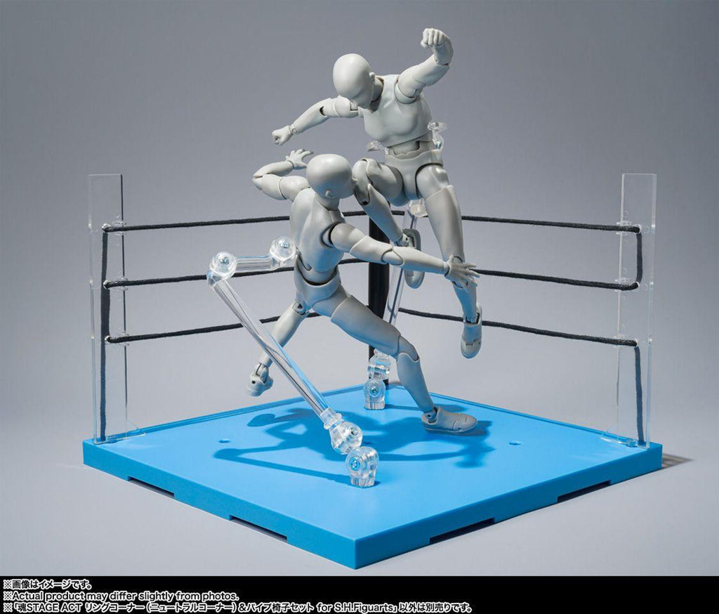 Figura Ring Corner (Neutral Corner) & Foldin Chair - Bandai