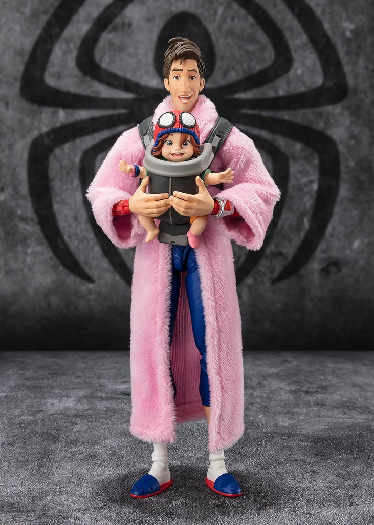 Figura PETER B. PARKER & MAYDAY PARKER – Spider-Man: Across the Spider-Verse – S.H.Figuarts – Bandai