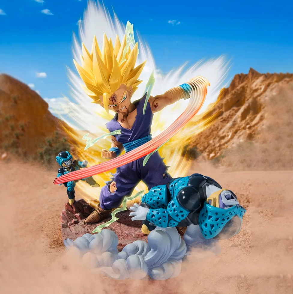Estátua Super Saiyan 2 Son Gohan - Anger Exploding into Power!! - FiguartsZERO [Extra Battle] - Bandai