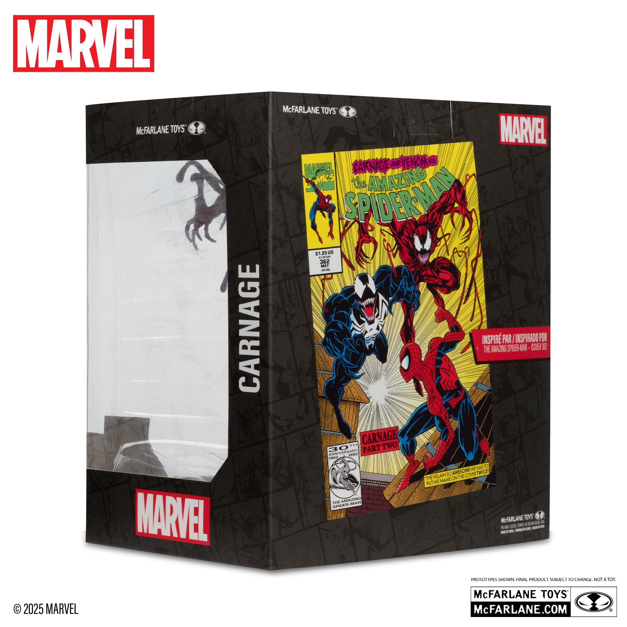 Figura Carnage - The Amazing Spider-Man #362 - Marvel Collection