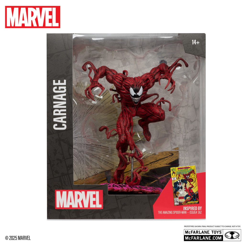 Figura Carnage - The Amazing Spider-Man #362 - Marvel Collection WV4 - 1/10 Scale - McFarlane