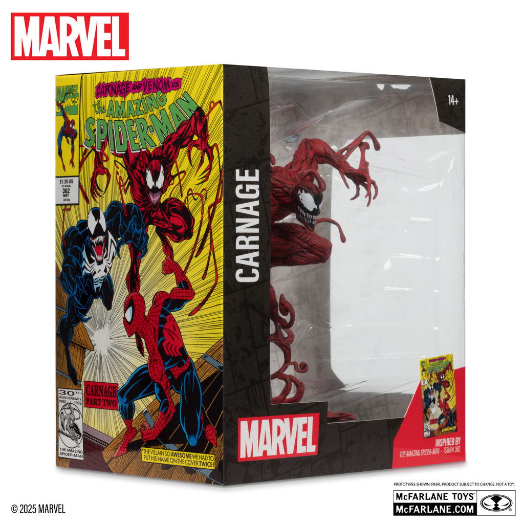 Figura Carnage - The Amazing Spider-Man #362 - Marvel Collection WV4 - 1/10 Scale - McFarlane