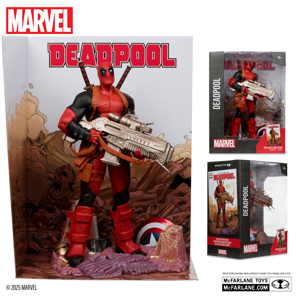 Figura Deadpool - Deadpool #1 - Marvel Collection WV5 - Sixth Scale - McFarlane