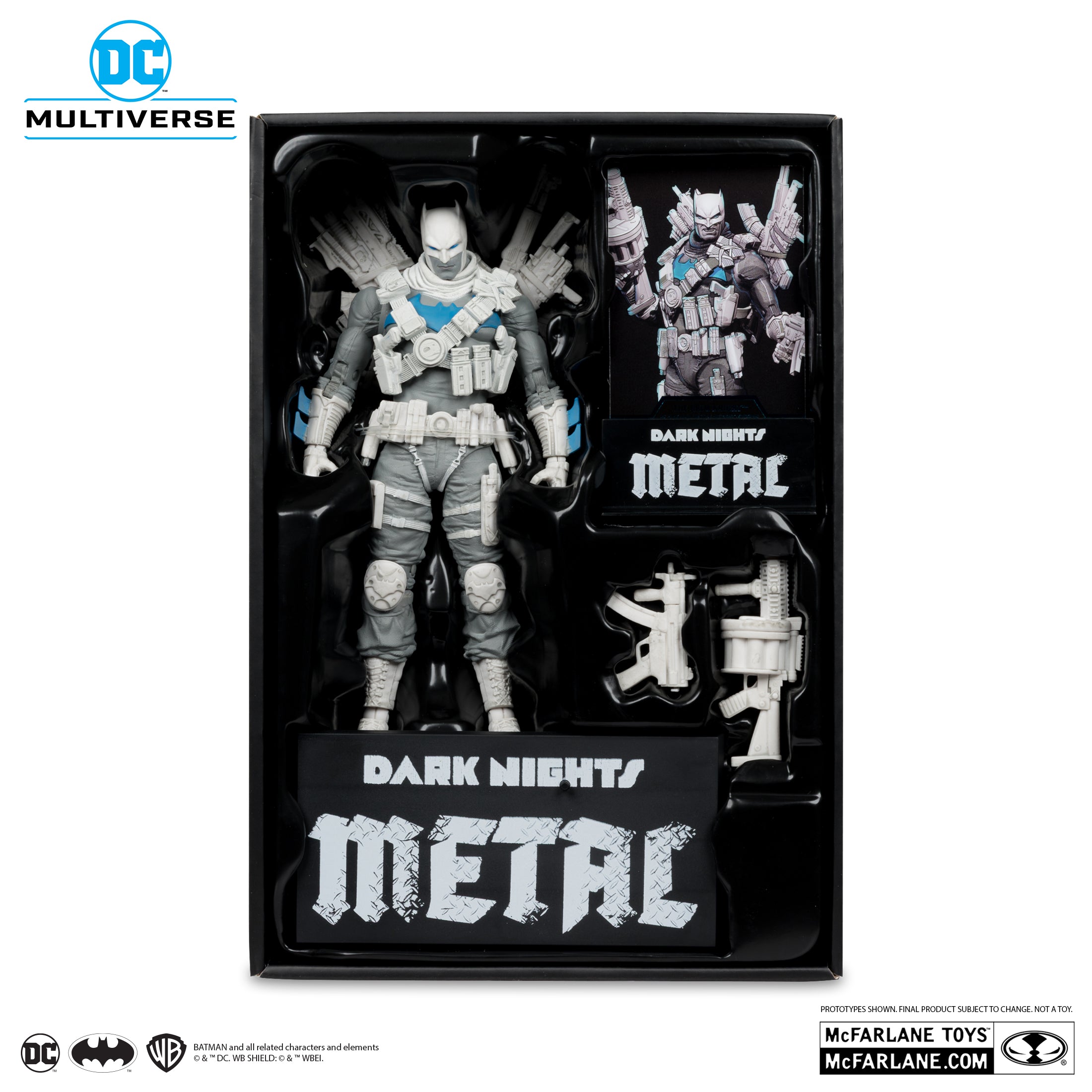 アメコミ McFARLANE TOYS DC Multiverse Grim Knight Figura The Grim Knight (B&W with Accent) - DC Multiverse - 7