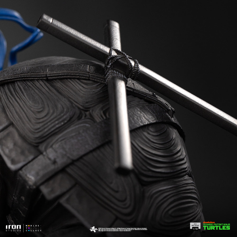 Estátua Leonardo (Black and White Variant) – TMNT – BDS Art Scale 1/10 – Iron Studios