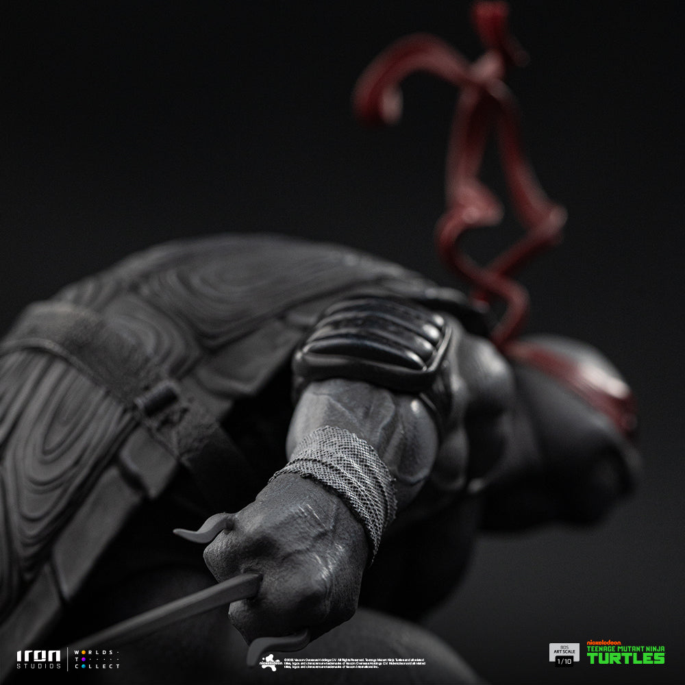 Estátua Raphael (Black and White Variant) – TMNT – BDS Art Scale 1/10 – Iron Studios