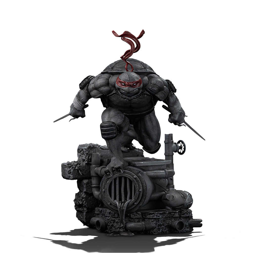 Estátua Raphael (Black and White Variant) – TMNT – BDS Art Scale 1/10 – Iron Studios