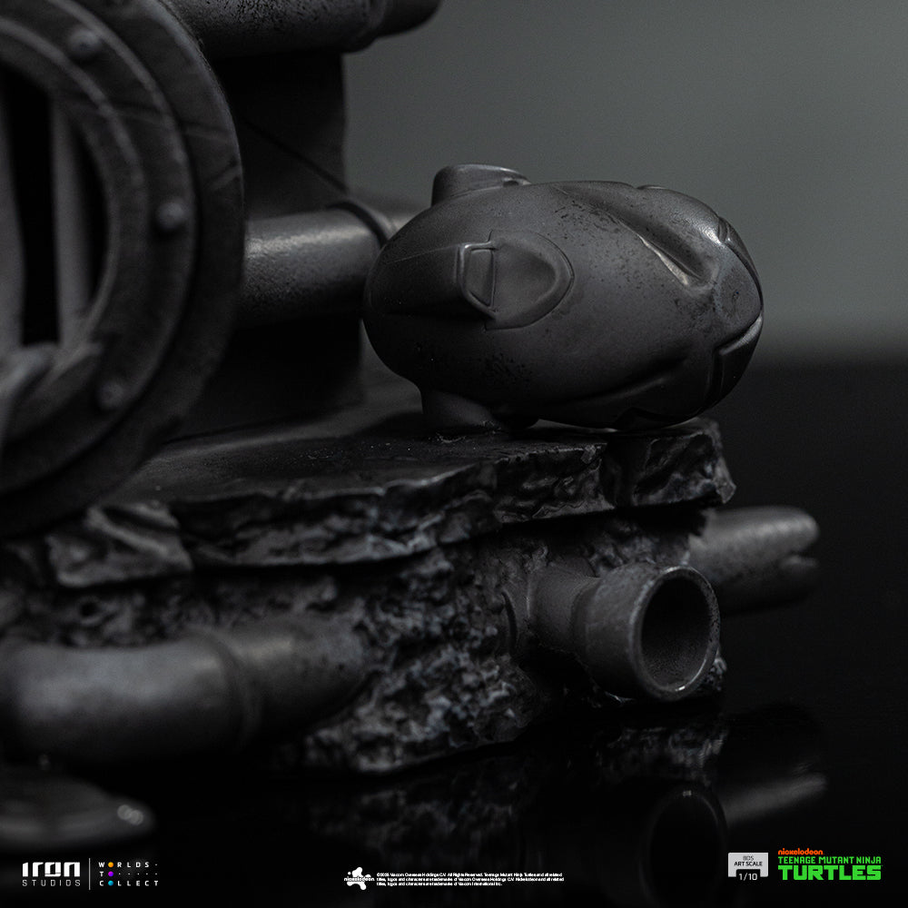 Estátua Raphael (Black and White Variant) – TMNT – BDS Art Scale 1/10 – Iron Studios