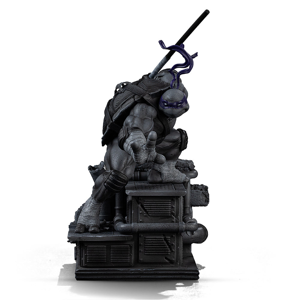 Estátua Donatello (Black and White Variant) - TMNT - BDS Art Scale 1/10 - Iron Studios
