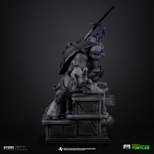 Estátua Donatello (Black and White Variant) - TMNT - BDS Art Scale 1/10 - Iron Studios