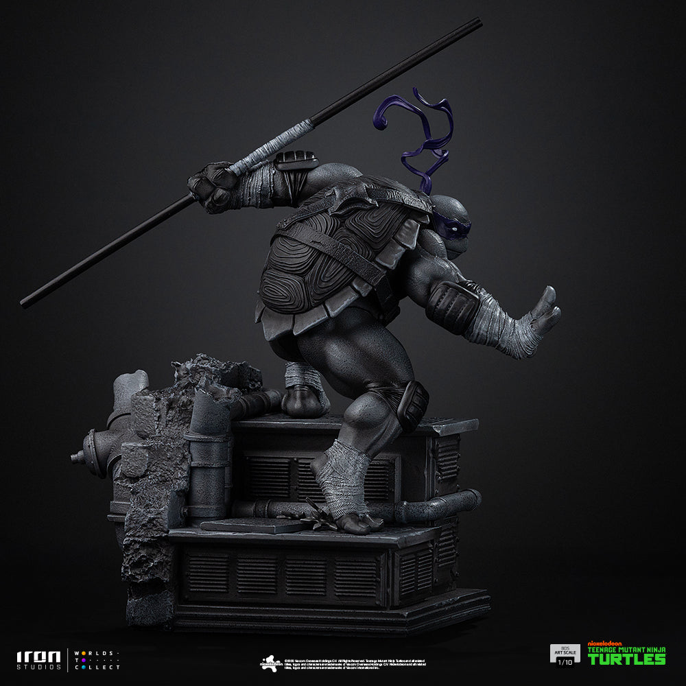Estátua Donatello (Black and White Variant) - TMNT - BDS Art Scale 1/10 - Iron Studios