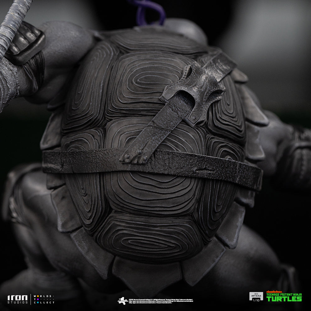 Estátua Donatello (Black and White Variant) - TMNT - BDS Art Scale 1/10 - Iron Studios