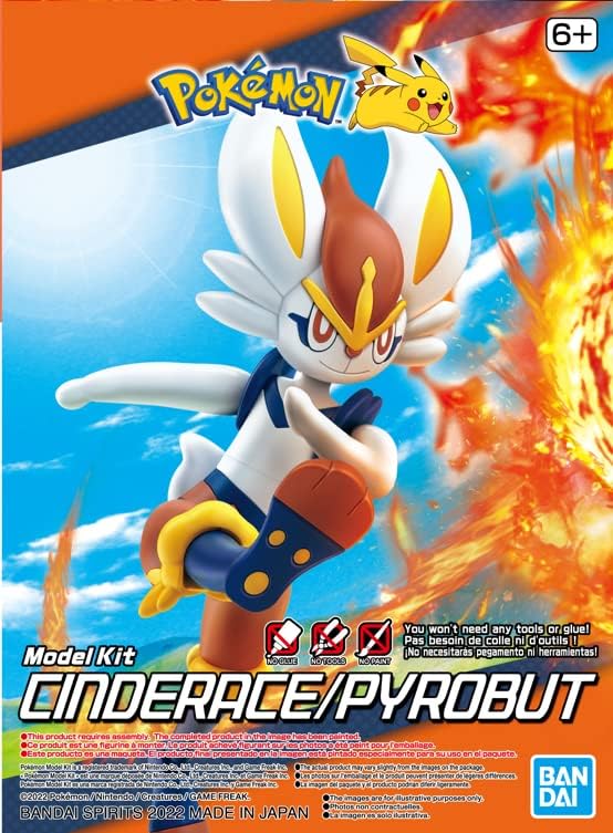 Cinderace - Pokemon - Plastic Model Kit - Bandai
