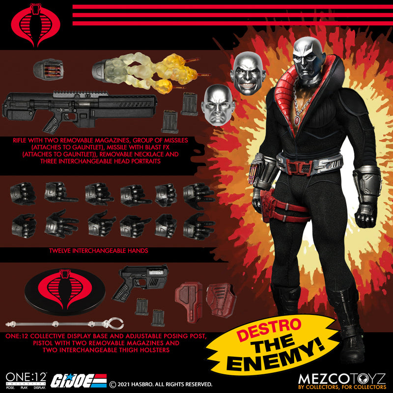 Destro - G I Joe - 1/12 Collective - Mezco