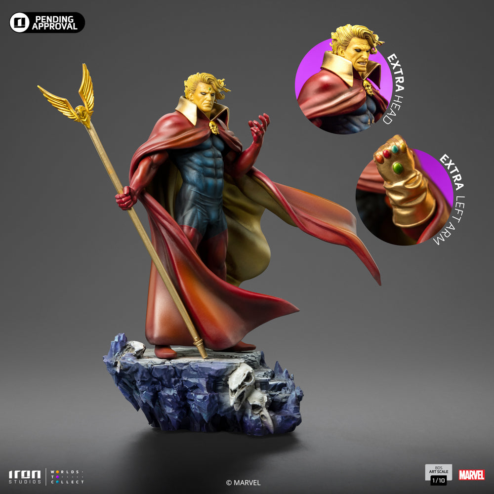 Estátua Adam Warlock - Infinity Gauntlet Diorama - Marvel - BDS Art Scale 1/10 - Iron Studios