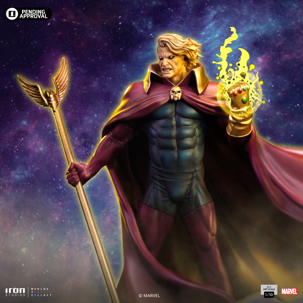 Estátua Adam Warlock - Infinity Gauntlet Diorama - Marvel - BDS Art Scale 1/10 - Iron Studios
