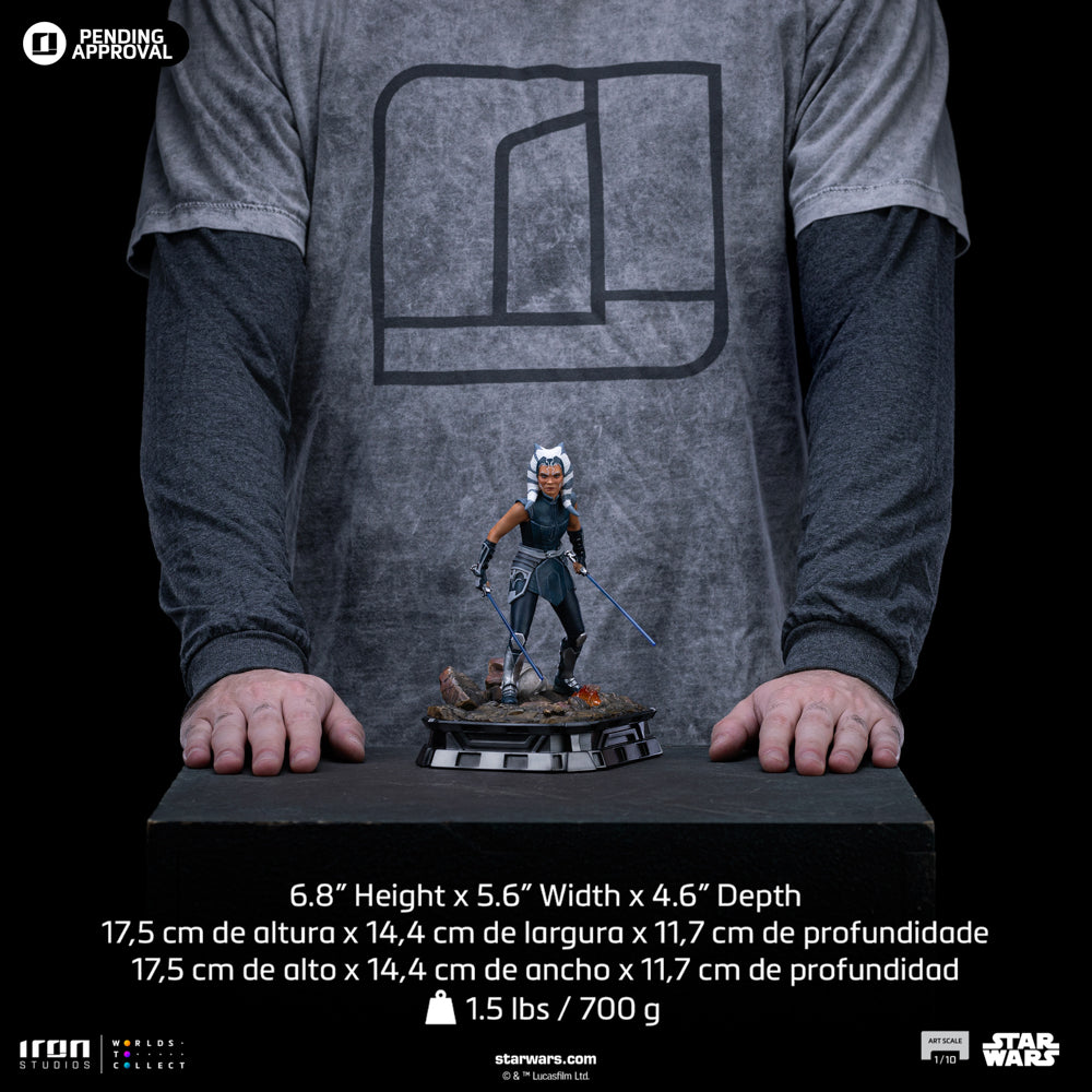 Estátua Ahsoka Padawan Ver - Star Wars - Art Scale 1/10 - Iron Studios