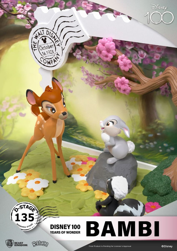 Estátua Bambi - Disney 100 Years - D-Stage - Beast Kingdom