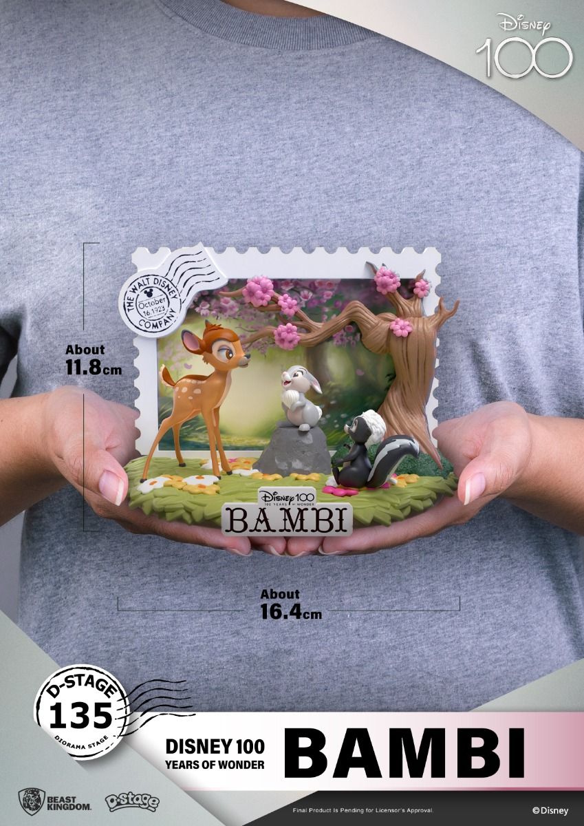Estátua Bambi - Disney 100 Years - D-Stage - Beast Kingdom