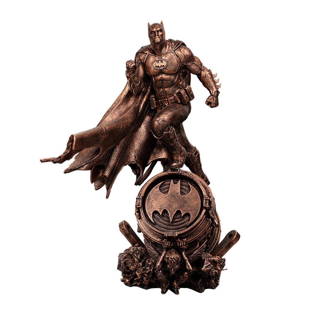 Estátua Batman Deluxe Bronze Ver - DC Comics - Art Scale 1/10 - Iron Studios