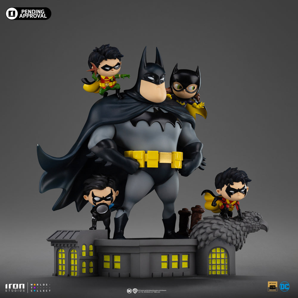 Estátua Batman Family Deluxe - DC Comics - Animated icons - Iron Studios