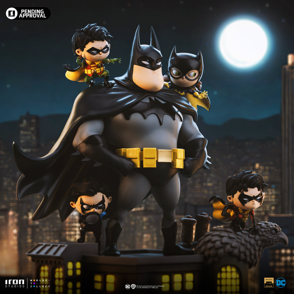 Estátua Batman Family Deluxe - DC Comics - Animated icons - Iron Studios