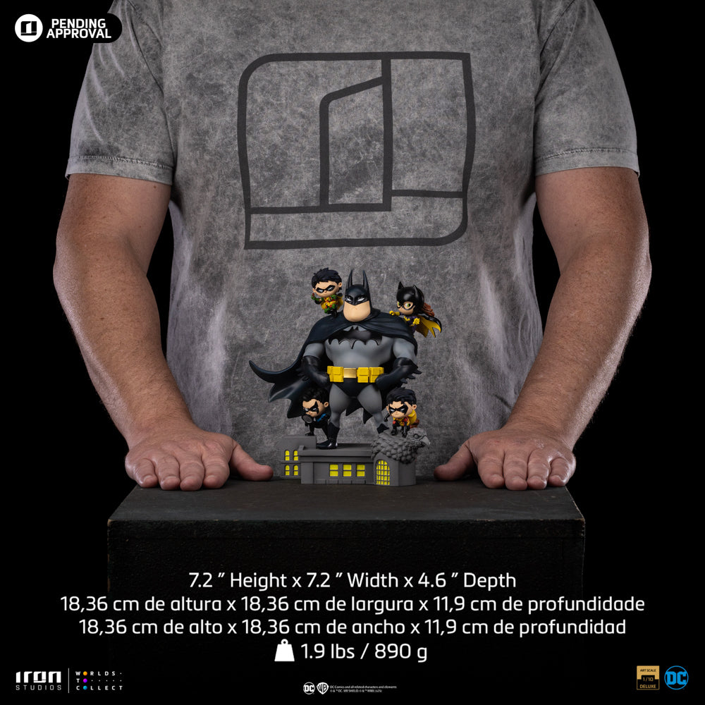 Estátua Batman Family Deluxe - DC Comics - Animated icons - Iron Studios